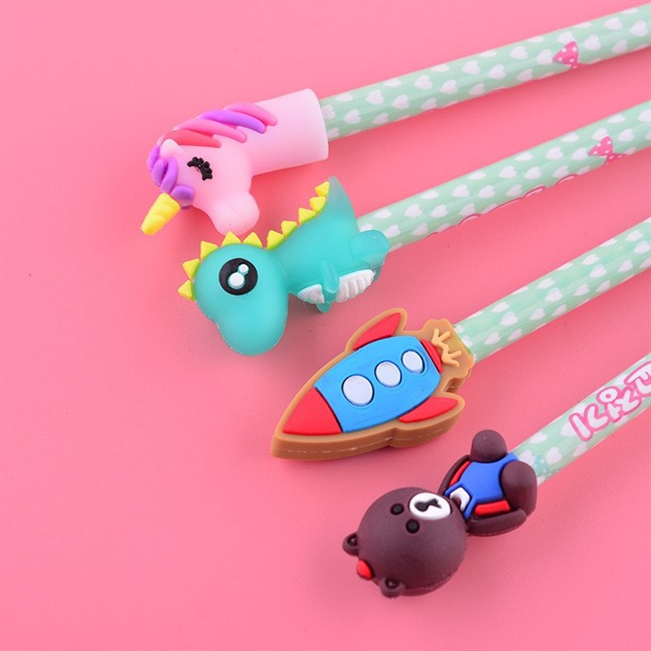Cartoon Silicone Pen Cap