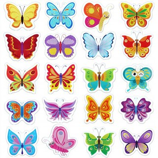 استیکرهای چسبیده به پنجره